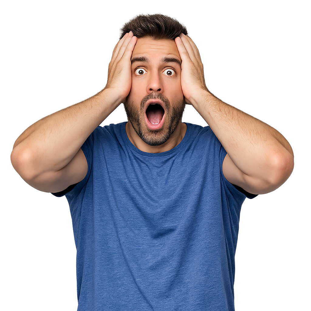 Shocked Man